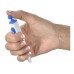 Ручка шариковая Clic Pen, белый/ярко-синий