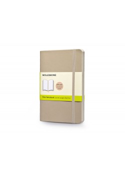 Записная книжка Moleskine Classic Soft (нелинованный), Pocket (9х14 см), бежевый