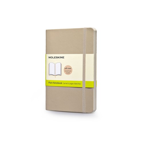 Записная книжка Moleskine Classic Soft (нелинованный), Pocket (9х14 см), бежевый
