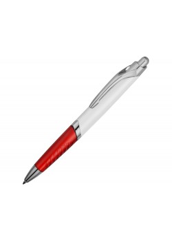 Ручка шариковая Призма, белый/красный