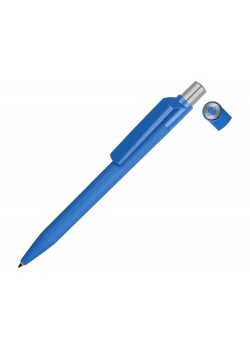 Ручка шариковая UMA ON TOP SI GUM soft-touch, синий