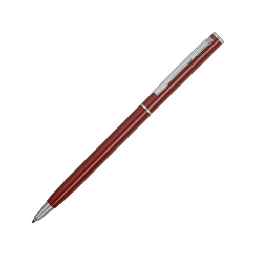 Ручка металлическая шариковая Атриум, бордовый