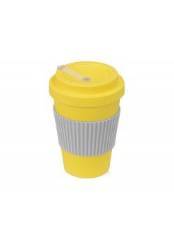 Термокружка Muffin из натуральных волокон, желтый