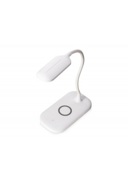 Настольный светильник с беспроводной зарядкой Nimble, 10 Вт (Р)