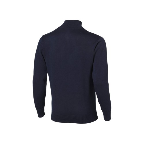 Пуловер Set с застежкой на четверть длины, т.синий/серый