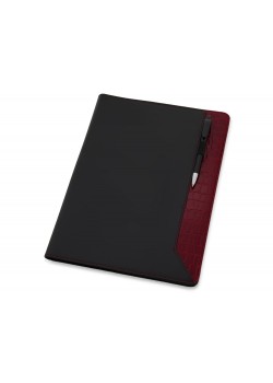 Папка для документов Nadine, черный/темно-красный