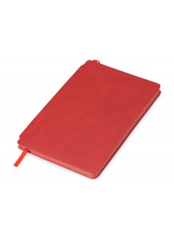 Блокнот Notepeno 130x205 мм с тонированными линованными страницами, красный