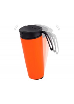Термокружка Годс 470мл на присоске, оранжевый