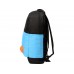 Рюкзак Chap с люверсом из полиэстера (600D), черный/голубой