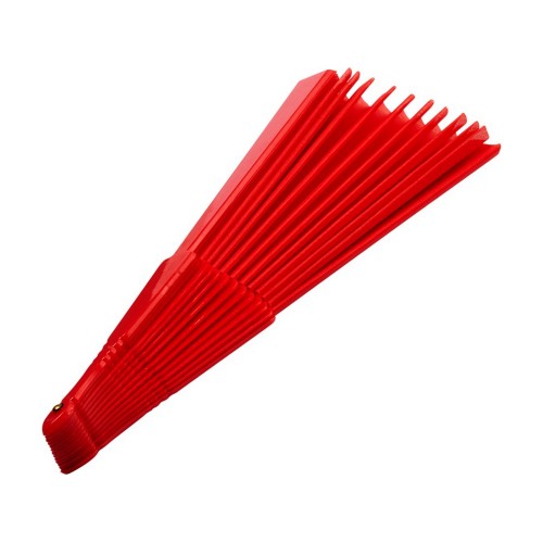 Складной ручной веер Maestral в бумажной коробке, красный
