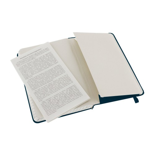 Записная книжка Moleskine Classic (в клетку), Pocket (9х14 см), голубой сапфир