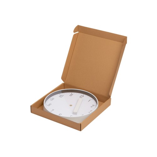 Пластиковые настенные часы диаметр 30 см Carte blanche, белый