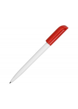 Ручка пластиковая шариковая Миллениум Color CLP, белый/красный