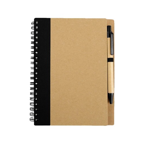 Подарочный набор Essentials с флешкой и блокнотом А5 с ручкой, черный