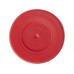 Термостакан Elwood из переработанной нержавеющей стали, 410 мл - Серебристый/Красный