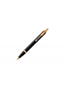 Ручка шариковая Parker IM Core Black GT, черный/золотистый