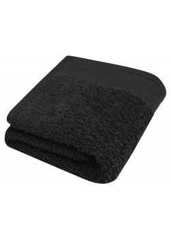 Хлопковое полотенце для ванной Chloe 30x50 см плотностью 550 г/м², черный