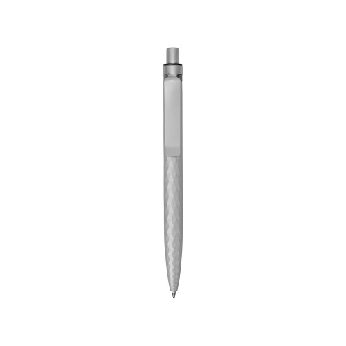 Ручка пластиковая c минералами шариковая Prodir QS01 PQSS Stone, серебряный
