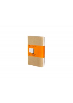 Записная книжка Moleskine Cahier (в линейку, 3 шт.), Pocket (9х14см), бежевый