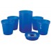 Набор Plastglass: 4 стакана с открывалкой, синий