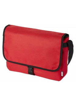 Omaha, сумка через плечо из переработанного PET-пластика, красный