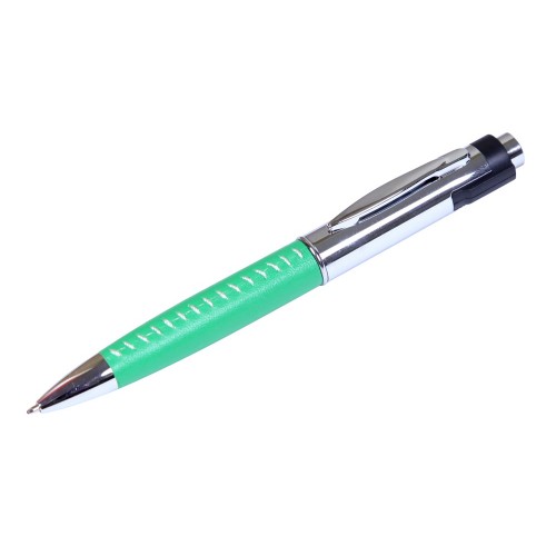 Флешка в виде ручки с мини чипом, 16 Гб, зеленый/серебристый