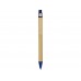 Ручка шариковая Salvador, натуральный/синий, синие чернила