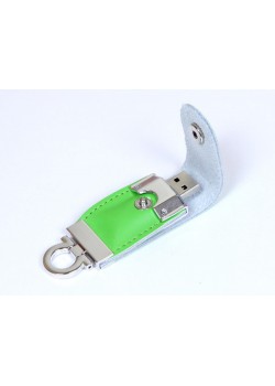 USB-флешка на 16 Гб в виде брелка, зеленый