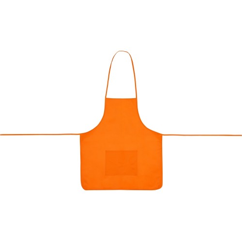 Фартук, оранжевый, плотность 80г/м2