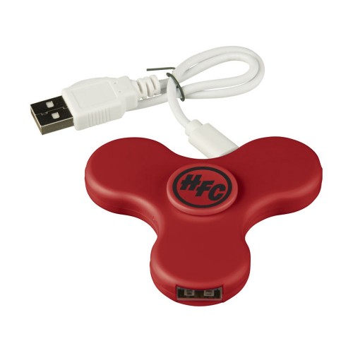 Spin-it USB-спиннер, красный