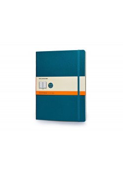 Записная книжка Moleskine Classic Soft (в линейку), Хlarge (19х25 см), бирюзовый