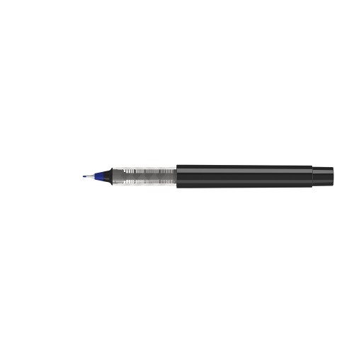 Капиллярная ручка в корпусе из переработанного материала rPET RECYCLED PET PEN PRO FL, черный с синими чернилами