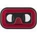 Складные силиконовые очки виртуальной реальности, красный/черный