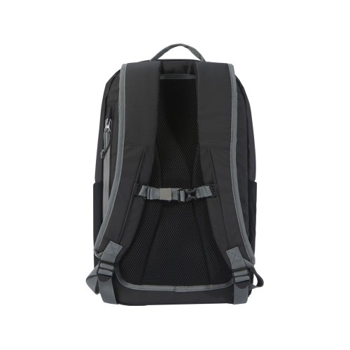 Водонепроницаемый рюкзак Aqua для ноутбука с диагональю экрана 15 дюймов, сплошной черный