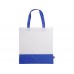 Сумка-шоппер двухцветная Revive из нетканого переработанного материала, синий