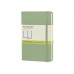 Записная книжка Moleskine Classic (нелинованный) в твердой обложке, Pocket (9x14см), фисташковый Записная книжка Moleskine Classic (нелинованный) в твердой обложке, Pocket (9x14см), фисташковый