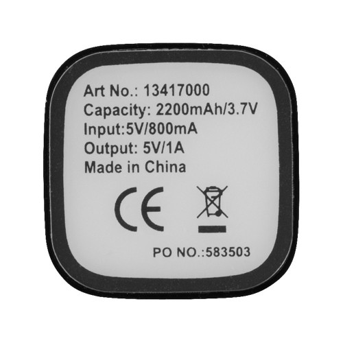 Портативное зарядное устройство Jolt, 2200 mAh, черный