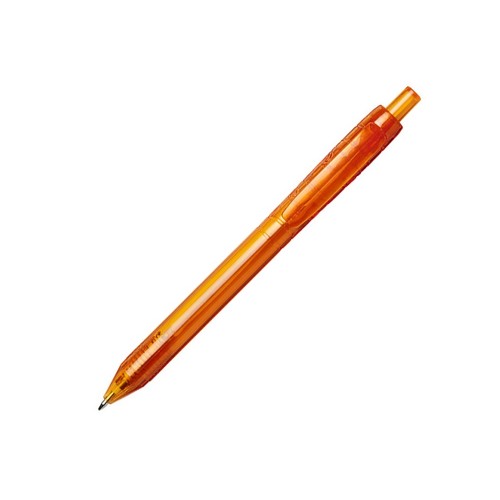 Ручка шариковая Vancouver, оранжевый прозрачный