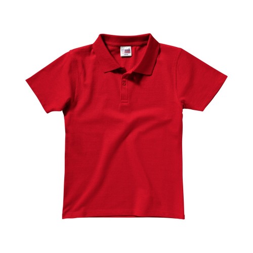 Рубашка поло First детская, красный