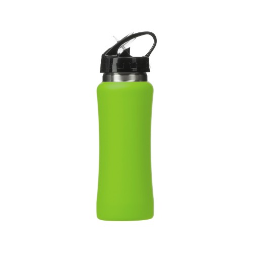 Бутылка для воды Bottle C1, сталь, soft touch, 600 мл, зеленое яблоко