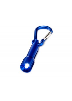 Фонарик Lyra с карабином, синий
