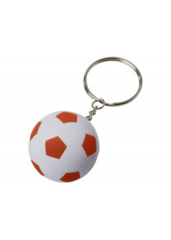 Футбольный брелок Striker, белый/оранжевый