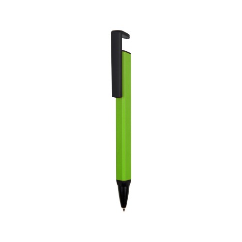 Подарочный набор Jacque с ручкой-подставкой и блокнотом А5, зеленое яблоко