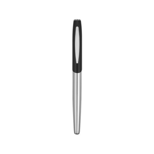 Ручка роллер Roma, серебристый/черный