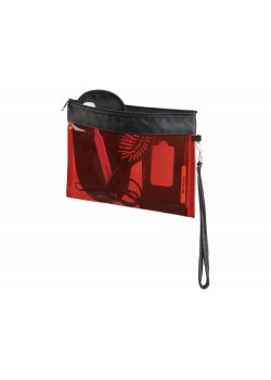 Дорожный чехол Sid, красный прозрачный
