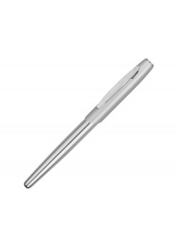 Ручка роллер Roma, серебристый, черные чернила