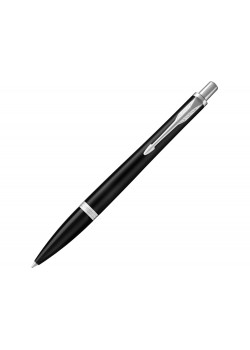 Ручка шариковая Parker Urban Core Muted Black Chrome Trim, черный/серебристый