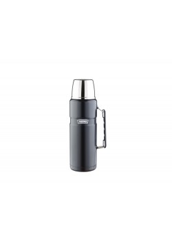 Термос со стальной колбой тм THERMOS SK2020 Matte Black King Stainless Steel Vacuum Flask. 2.0L, черный