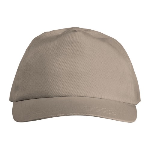 Бейсболка Basic, 5-ти панельная, хаки