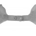 Подушка Basic из микрофибры с эффектом памяти U-shape, серый